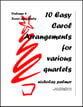 10 Christmas Carols for various quartets, vol. 4 P.O.D. cover